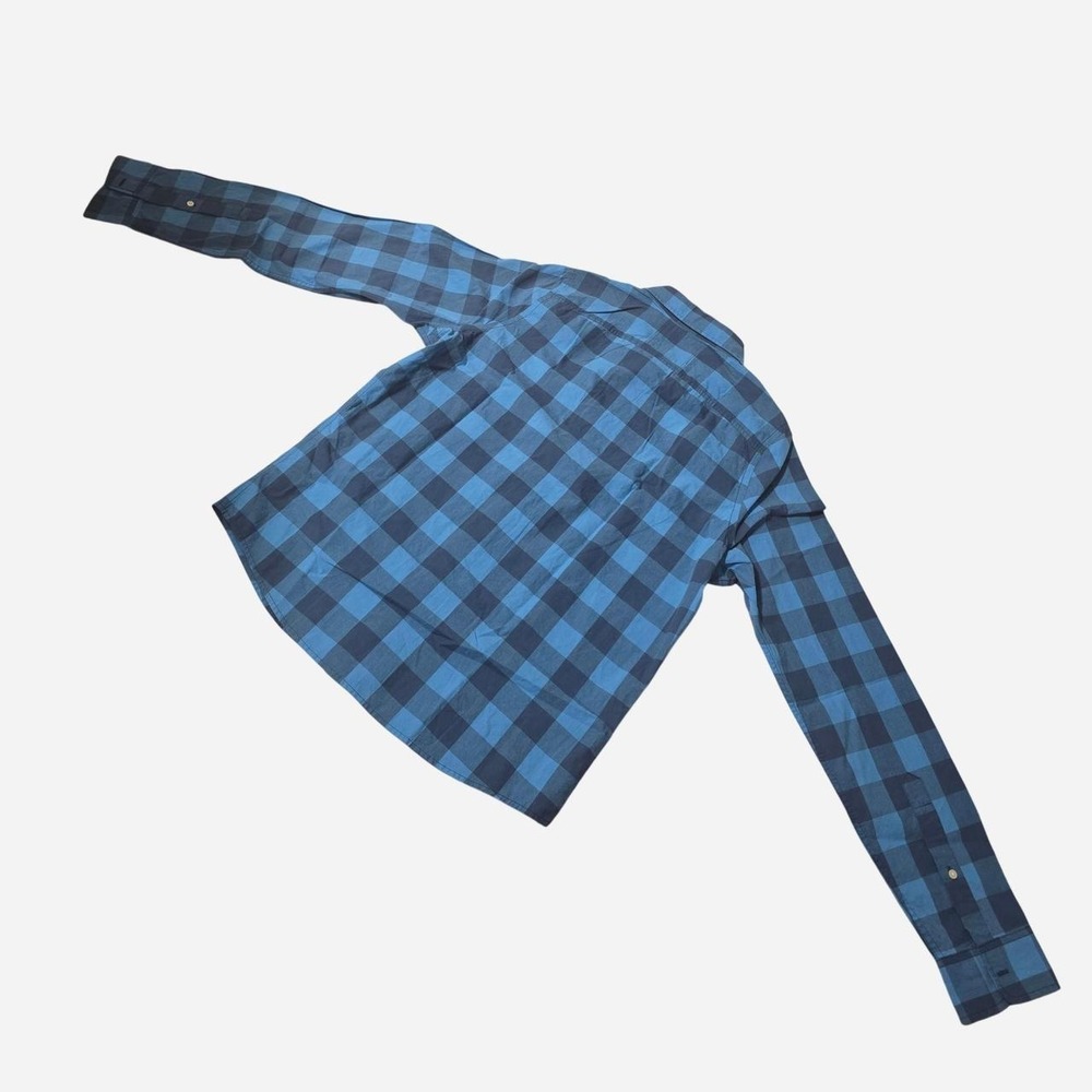 Hollister Blue Plaid Button Down Shirt Mens- XL - Picture 2 of 5